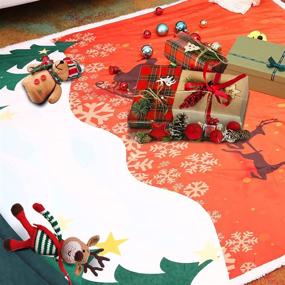 img 3 attached to Nelaukoko Christmas Reindeer Snowflake Decoration Bedding