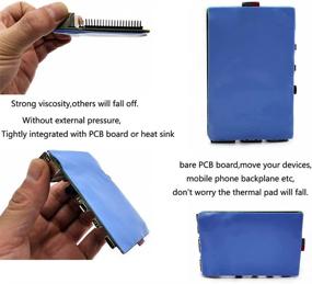 img 3 attached to Enhanced Thermal Performance: 100X100X2mm Silicone Conductive Heatsink for Efficient Heat Dissipation