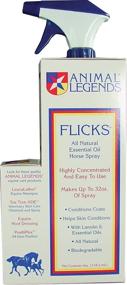 img 4 attached to Essential Oil Horse Spray - Animal Legends Flicks, 32oz (5059)