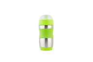 🥤 kid basix safe sporter stainless steel water bottle, 12oz, lime - easy pull spout, mud cap, dishwasher safe - ideal for lunch & sport activities логотип