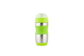 img 4 attached to 🥤 Kid Basix Safe Sporter Stainless Steel Water Bottle, 12oz, Lime - Easy Pull Spout, Mud Cap, Dishwasher Safe - Ideal for Lunch & Sport Activities