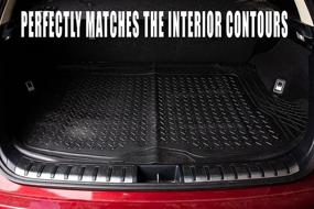 img 1 attached to Zento Deals Heavy Duty Cargo Floor Mat – Odorless All Weather Trunk Protection - Trimmable Trunk 🚗 Liner for Most Vehicles Car Truck Van SUV - Premium Quality Black Rubber Mat – 44’’ x 54.3’’