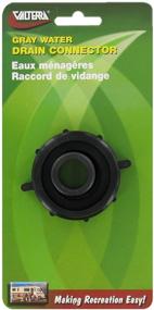 img 1 attached to 🚰 Valterra T01-0094VP Drain Connector, Black - 1-1/2" x 3/4" Size for Effective Drainage
