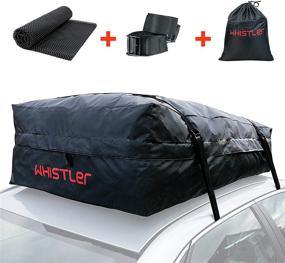 img 4 attached to 🚙 Ultimate 100% Waterproof Roof Top Cargo Carrier Bag Bundle with Non-Slip Mat - Perfect for Any Car, SUV or Van (15 Cubic Feet)