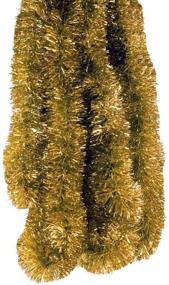 img 1 attached to 🎉 Fix Find - Gold Tinsel Garland: Elegant 15ft Holiday Party Decoration