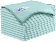 📏 mr.siga 12-pack of ultra fine microfiber cloths for glass, size 35 x 40cm (13.7" x 15.7") logo