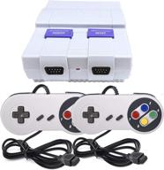 classic retro mini game console: 400 classic games + 2 controllers - perfect children's & birthday gift for reliving happy childhood memories logo