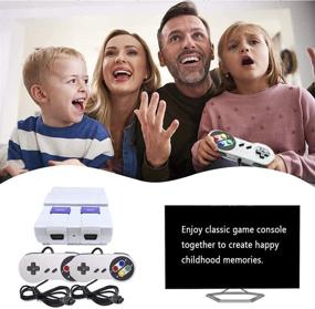 img 3 attached to Classic Retro Mini Game Console: 400 Classic Games + 2 Controllers - Perfect Children's & Birthday Gift for Reliving Happy Childhood Memories