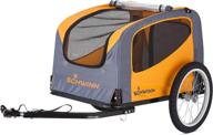 schwinn rascal bike pet trailer: ideal for small & large dogs, foldable carrier with quick release wheels & adjustable features logo