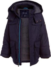 img 4 attached to Stylish and Functional: Calvin Klein Boys' Resonsance Military Jacket for Fashionable Boys