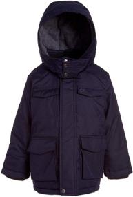 img 1 attached to Stylish and Functional: Calvin Klein Boys' Resonsance Military Jacket for Fashionable Boys