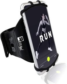 img 4 attached to 🏃 Universal iPhone Running Armband by RevereSport - Phone Holder Case for iPhone 13, 12, 11, 10, 8, 7, 6, X, XR, XS, SE, Plus, Max, Pro