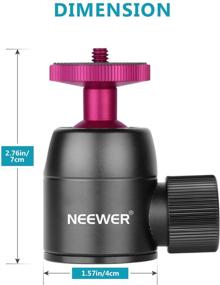 img 2 attached to 📷 Neewer Camera Tripod Ball Head: 360 Degree Pan & 90 Degree Tilt Rotating Panoramic Ballhead for DSLR Cameras - Load up to 11 lbs/5 kg
