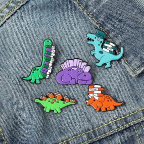 img 2 attached to ELIUNG Brooches Dinosaur Backpacks Backpack Girls' Jewelry