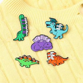 img 3 attached to ELIUNG Brooches Dinosaur Backpacks Backpack Girls' Jewelry