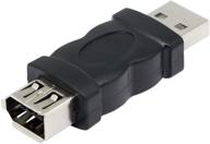 🔌 конвертер cerrxian firewire ieee 1394 6 pin female в usb male - идеально подходит для принтера, цифровой камеры, кпк, сканера, жесткого диска логотип