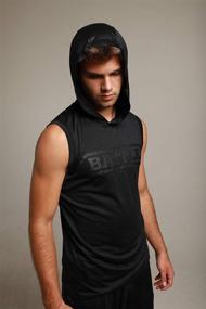 img 1 attached to Battle Sleeveless Light Action Hoodie Men's Clothing in Active