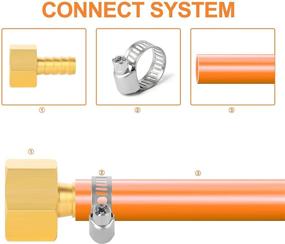 img 3 attached to 🔩 Gasher Barb Clamp Hose Fittings