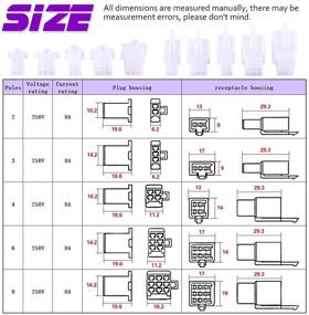 img 3 attached to Swpeet 580Pcs 2.8MM Автомобильный набор электрических проводных соединителей - Контакты штыревые с гнездовыми клеммами для эффективных решений проводки.