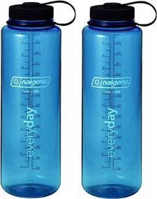 img 1 attached to Review: Nalgene BPA Free Tritan Wide Mouth Water Bottle, 1-Quart, 2-Pack - Top Quality and Versatility!