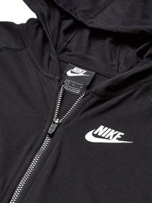 img 2 attached to Полный молнией спереди спортивный костюм Nike Sportswear для девочек, цвет "Фламинго Хезер": стильная и комфортная одежда для активных девочек