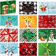 christmas decorative wrapped envelope designs logo