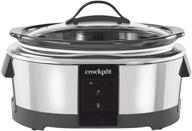 🤖 crock-pot slow cooker works with alexa 6-quart programmable stainless steel 2139005, a certified device for humans логотип