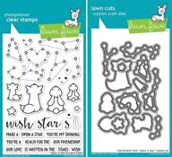 🌟 lawn fawn upon a star stamp and die set - two item bundle: create stunning crafts with ease! logo