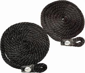 img 2 attached to 🛥️Taylor Made Products Fender Loc, 6ft (1.8м) канат с петлей, плетеный, 3/8-дюймов (0.95см) диаметр, 2 штуки в упаковке