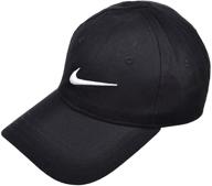 🧢 stylish anthracite boys' toddler adjustable baseball cap - nike accessories logo