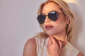 img 1 attached to 🕶️ Поляризованные дизайнерские солнцезащитные очки от DIFF Eyewear