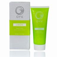 🌿 gyv moisturizing hand cream (3.5 oz) - botanical oils formula for dry skin (limon) - ideal for women and men logo