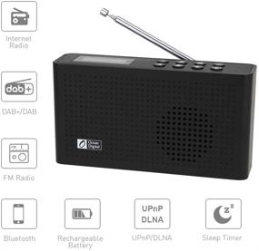 img 3 attached to 📻 Ocean Digital Portable Internet Wi-Fi/FM Radio with Bluetooth Speaker: The Ultimate Compact Rechargeable Radio for Kitchen & Garden - WR26