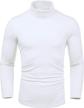 amussiar turtleneck sleeve t shirts pullover sports & fitness and other sports logo