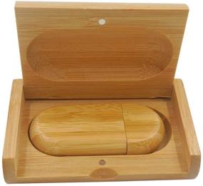 img 4 attached to 8Gb Wooden USB Flash Drives Thumb Drives (8Gb