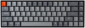 img 4 attached to Keychron K6 68-Key Compact Wireless Mechanical Keyboard with Gateron Blue Switch, Bluetooth 5.1, LED Backlit, Rechargeable Battery - Compatible with Mac and Windows