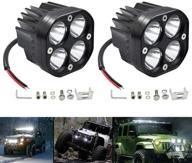 offroad driving waterproof wrangler motorcycle lights & lighting accessories logo