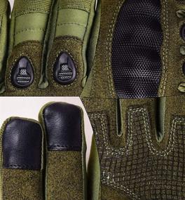 img 1 attached to Tactical Gloves Touchscreen Knuckles Military