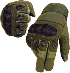 img 2 attached to Tactical Gloves Touchscreen Knuckles Military