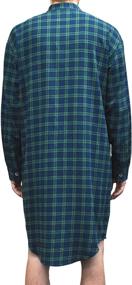 img 3 attached to 🌙 Stay Comfy and Stylish: Lee Valley Nightshirt LV6 Blackwatch Sleep & Lounge Wear for Men