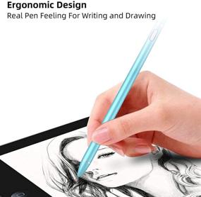 img 3 attached to 🖊️ Blue Fine Point Stylus Pens for iPad/iPhone/Android touch screens - Drawing & Writing Compatible