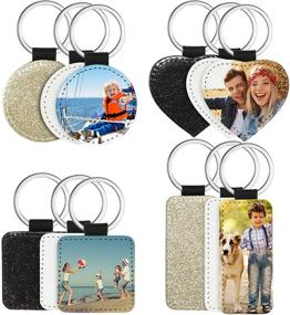 img 4 attached to Sublimation Keychain Pendant Glitter Transfer Printmaking for Printing Presses & Accessories