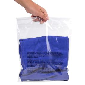 img 3 attached to 👜 Resealable Poly Bags with Suffocation Warning