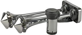 img 1 attached to High-Performance Roof Mounted Dual-Trumpet Horns by Wolo (418) - 12V