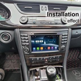 img 1 attached to 🚗 AMASE AUDIO Car Stereo for Benz E-Class W211/CLS-Class - 2 Din, 7" Touchscreen, DVD Player, Apple CarPlay, Android Auto, GPS Navigation, HD1080P, Fast Boot, Backup Camera, OBDII Support