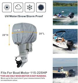 img 3 attached to Explore Land Outboard Motor Cover Sports & Fitness