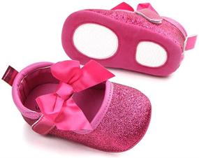 img 2 attached to 👶 Cute and Comfy Mary Jane Ballet Flats for Baby Girls - Perfect for Princess Dress-ups and Crib Comfort