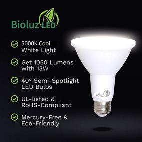 img 2 attached to 💡 Bioluz LED PAR38 Dimmable Replacement Bulb