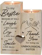 lefuyan to my bestie candle holder: a perfect personalized friendship gift for christmas and birthdays logo