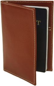 img 3 attached to 🍎 Piel Leather Apple Passport Cover: Stylish Protection for Your Travel Documents